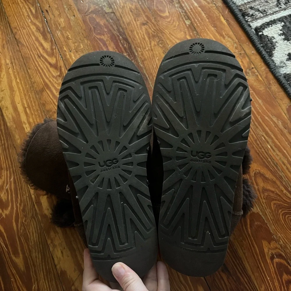 UGG Dark Brown Shearling Boots - Picture 5 of 5